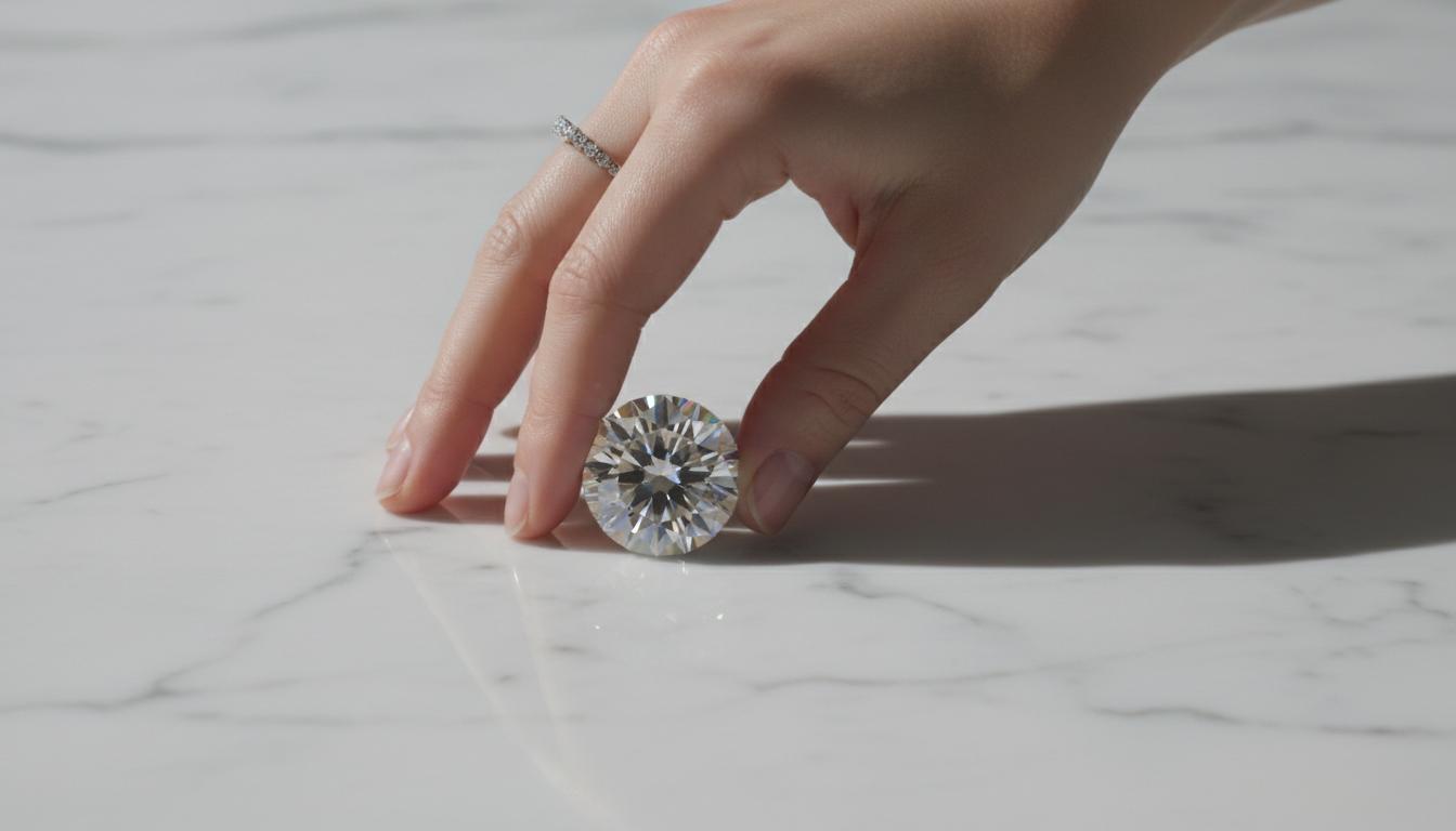 Hand with Diamond